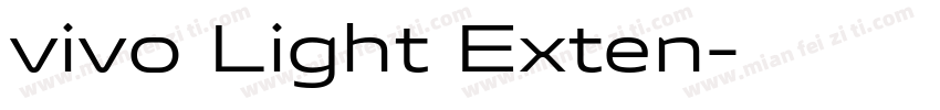 vivo Light Exten字体转换